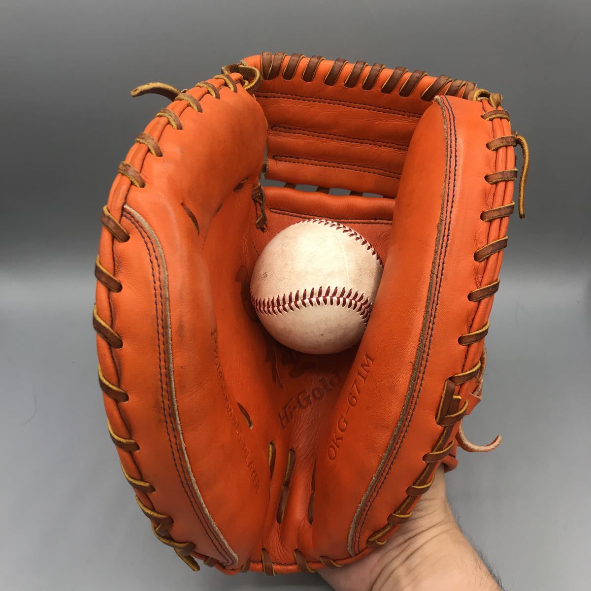 ハイゴールド 軟式キャッチャーミット 野球 己極 軟式 捕手用 Gold Hi