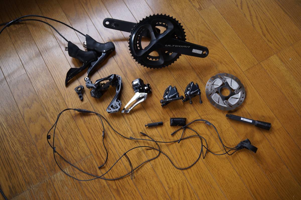 新品，正規品 １円 ULTEGRA DI2 コンポセット ディスク対応(パーツセット)｜売買されたオークション情報、yahooの商品情報をアーカイブ公開 - オークファン パーツセット