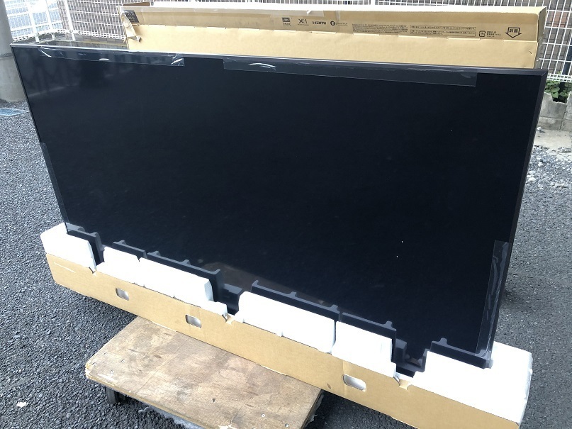 ソニー KJ-75X8550G 75V型 4K液晶テレビ BRAVIA 液晶割れジャンク品 KJ