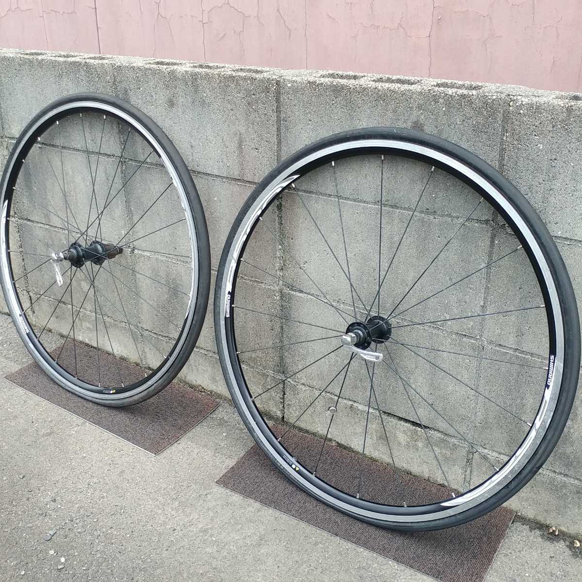 SHIMANO シマノ WH-R500 ホイール 前後セット タイヤ 純正クイック付き