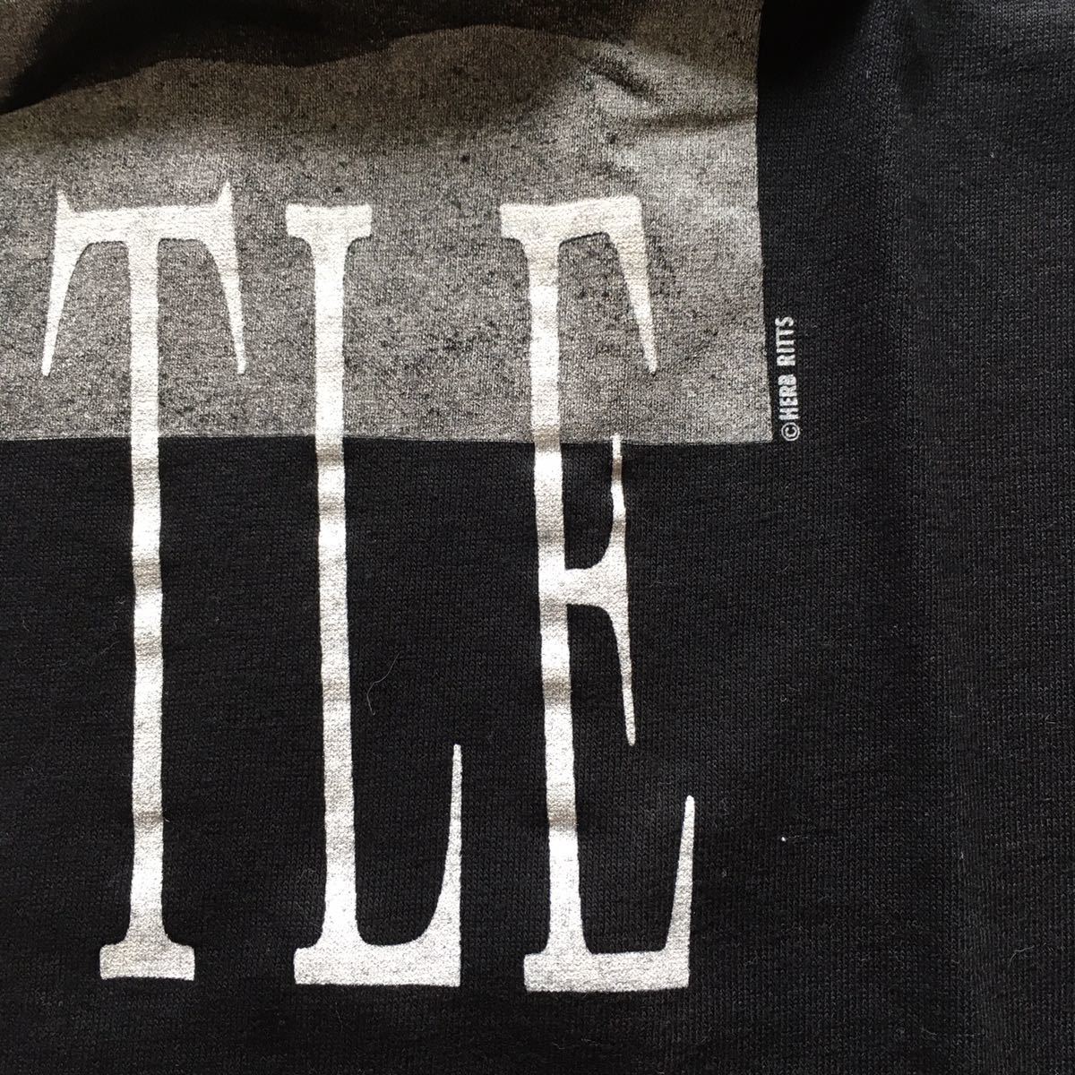未使用ハーブ・リッツ Tシャツ フォトプリント Lサイズ AVEDON USA製 