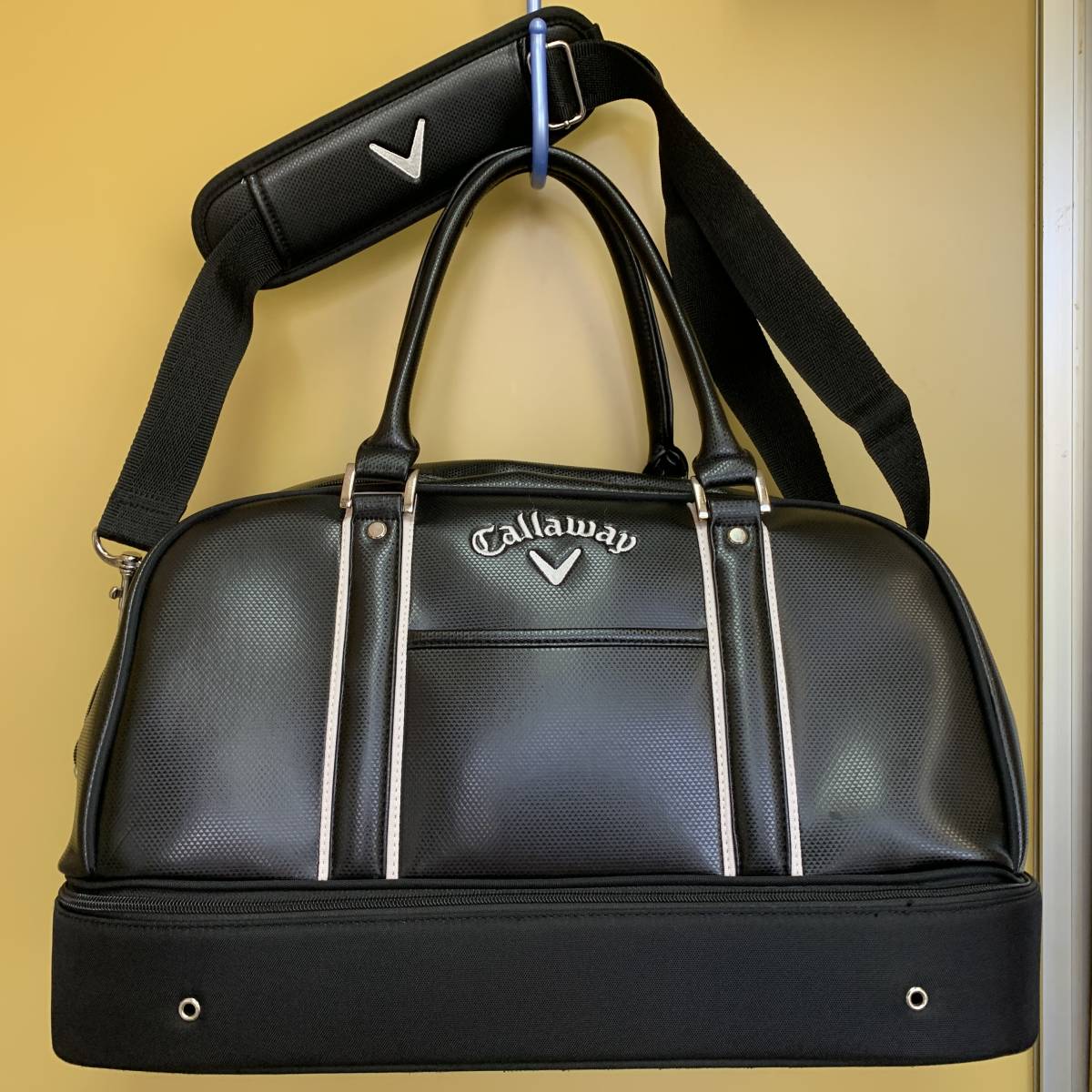 100%新品，限定セール 極 CALLAWAY/キャロウェイ ２WAY/底シューズインポケット付/ボストンバッグ ブラック(キャロウェイ)｜売買されたオークション情報、yahooの商品情報をアーカイブ公開 - オークファン ボストンバッグ