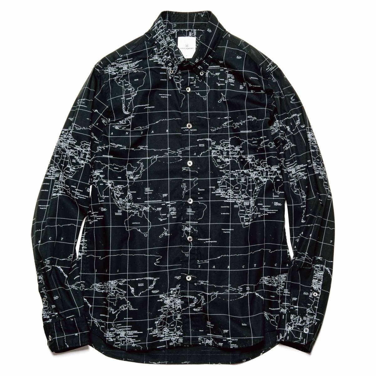 ☆uniform experiment☆20SS WORLD MAP B.D SHIRT 4 | LASPEZIA.CGIL.IT