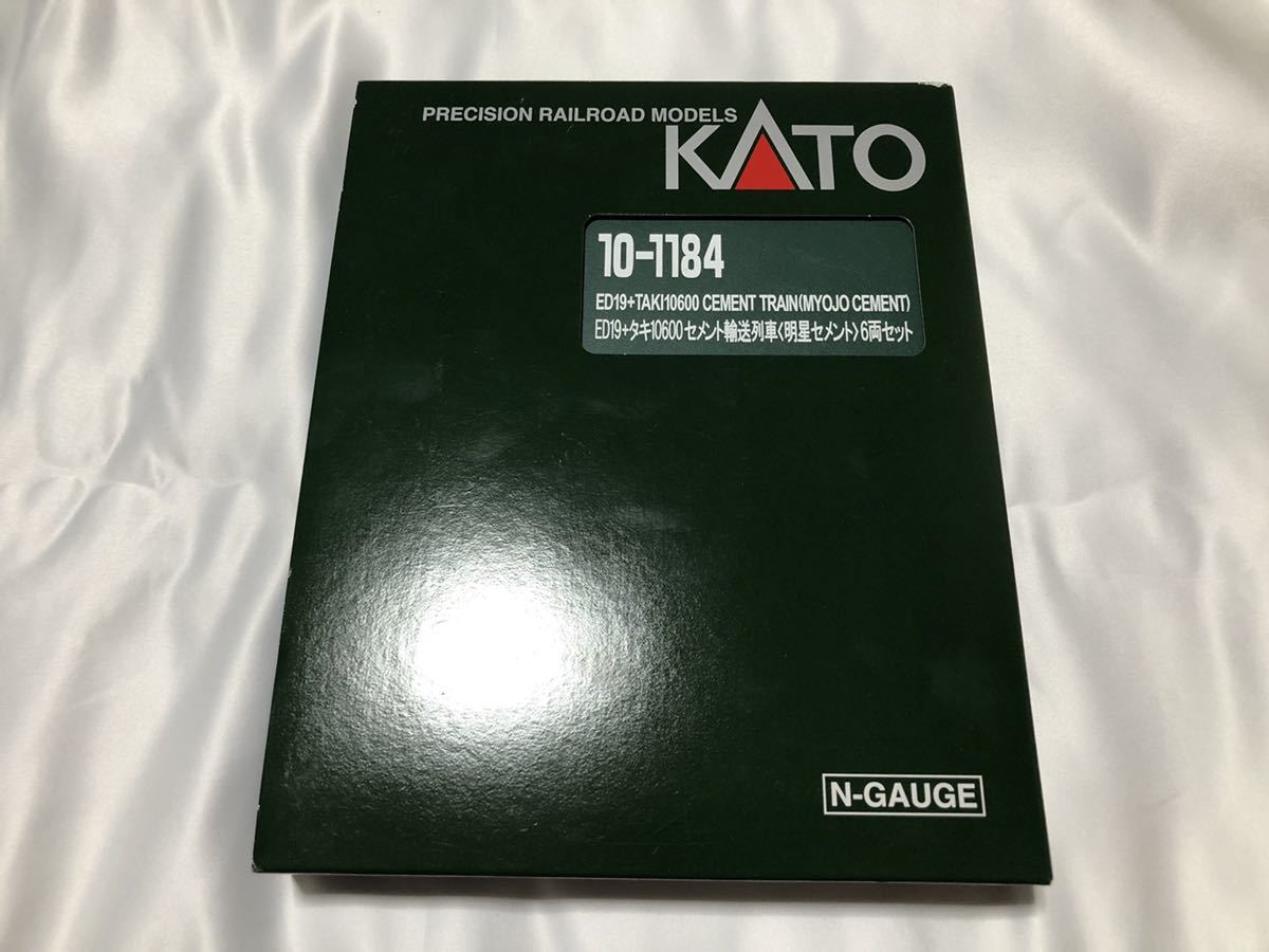 中古 KATO 10-1184 ED19+タキ10600 セメント輸送列車 明星セメント 6両