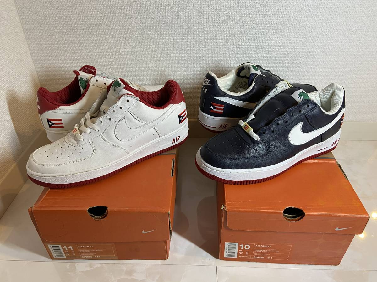 激レア！ 訳あり商品！NIKE AIR FORCE1LOW “PUERTO RICO 3” US10.0 
