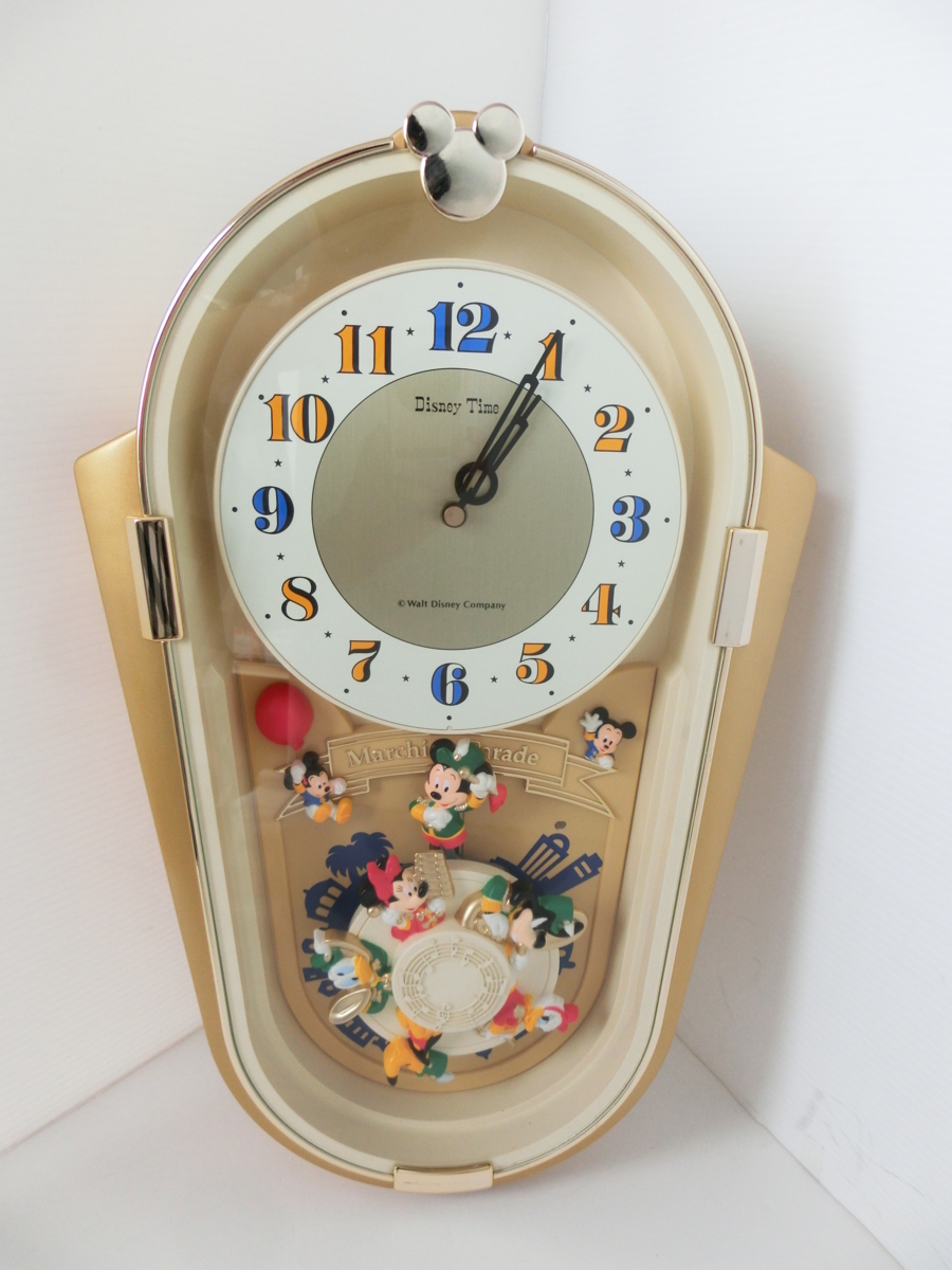 ○ディズニー からくり時計 ディズニータイム / Disney Time 掛け時計
