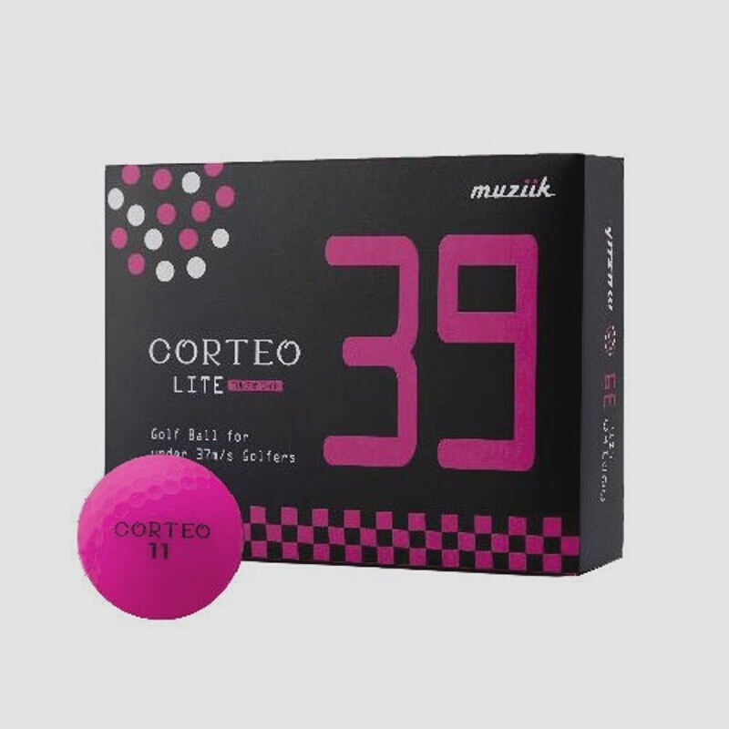 ゴルフボール ムジーク Muziik PLUS(プラス) LITE 0 | コルテオ39 Shop(送料無料) Online ｜Muziik 1DZ コルテオライト39プラス muziik公式サイト／更に飛ぶ新しいコルテオライト39プラス 1ダース 1ダースの通販