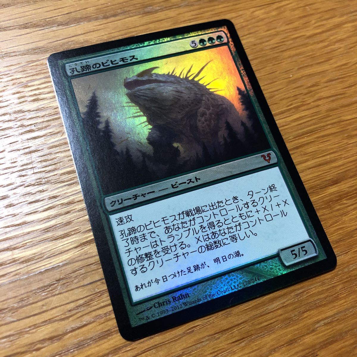 AVR 孔蹄のビビモス 日本語FOIL1枚 MTG 初版 Foil(480)□旧枠□《孔