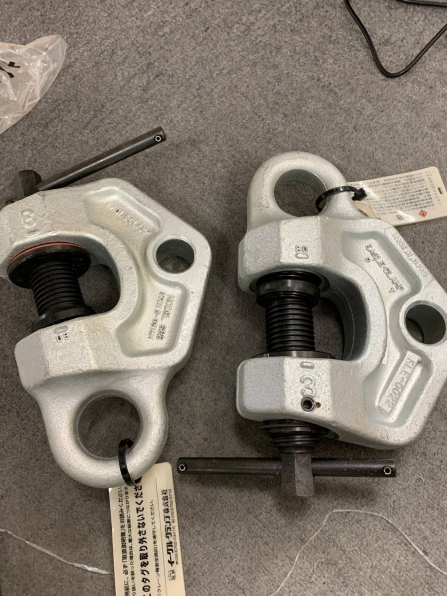  ＃634 保管品 イーグルクランプ SBB 3ｔ 吊り上げ 2個セット(バイス、クランプ)｜売買されたオークション情報、yahooの商品情報をアーカイブ公開 - オークファン バイス、クランプ