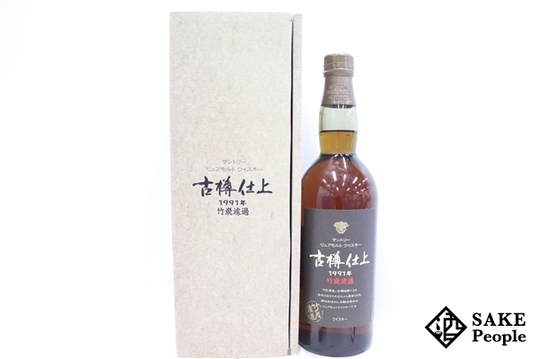 【数量限定，新品】 注目 サントリー ピュアモルト 古樽仕上 1991年 竹炭濾過 750ml 43% 箱 ジャパニーズ(日本)｜売買されたオークション情報、yahooの商品情報をアーカイブ公開 - オークファン 日本