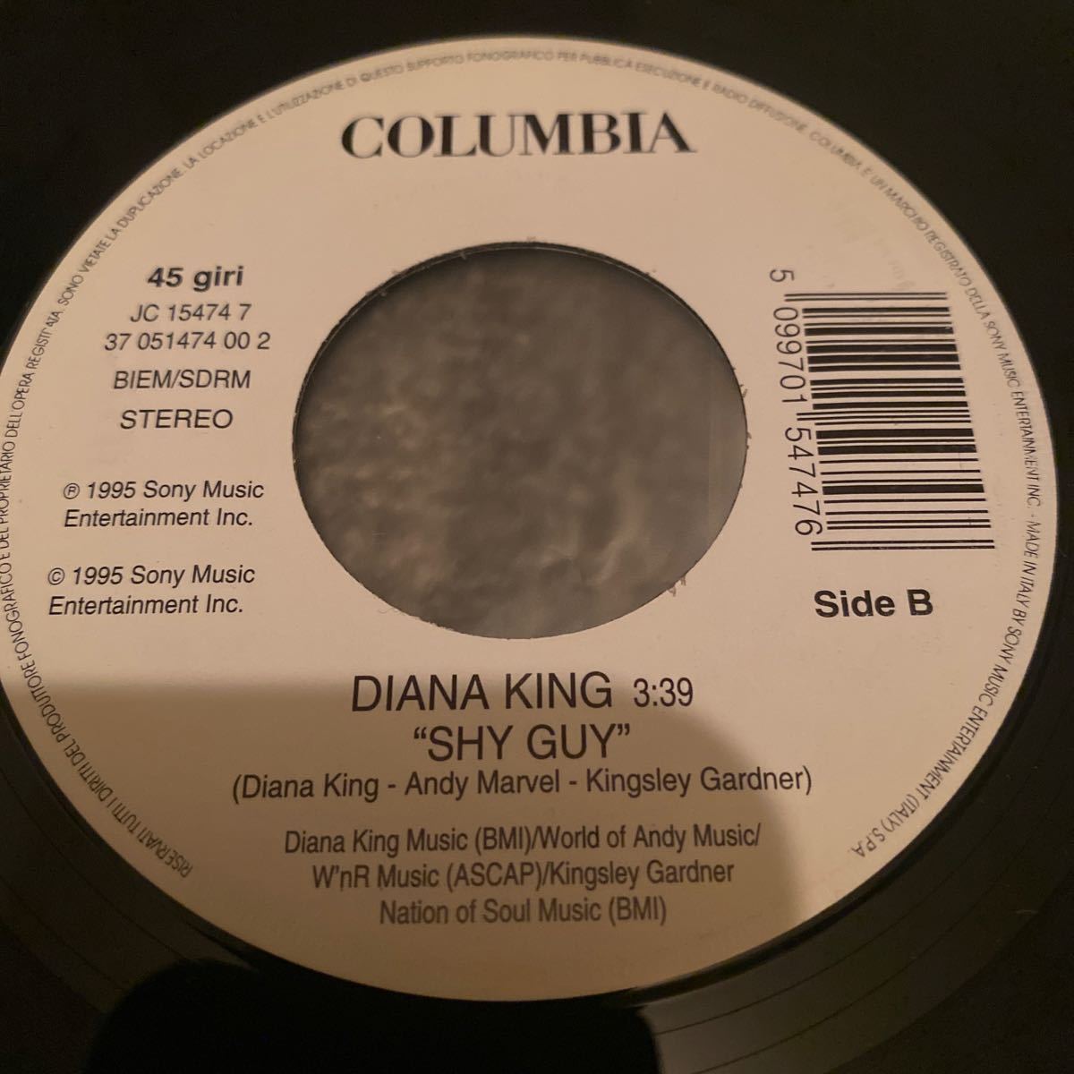 DIANA KING / SHY GUY 7inch