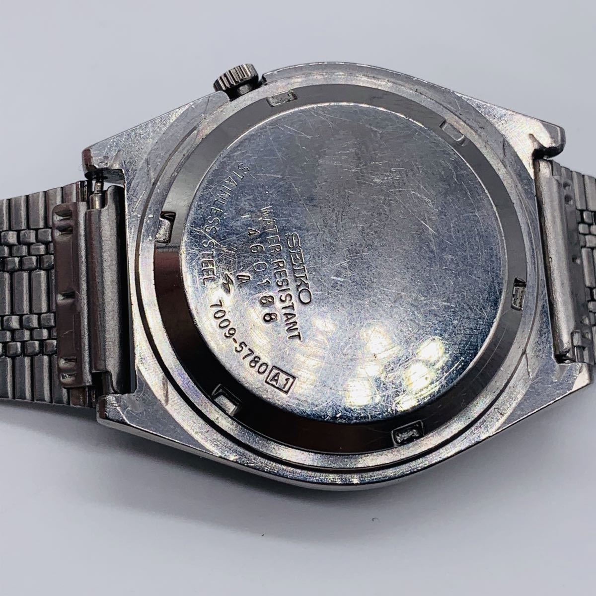 激レア美品☆SEIKO☆セイコー☆黒ブラック☆メンズ腕時計☆機械式自動