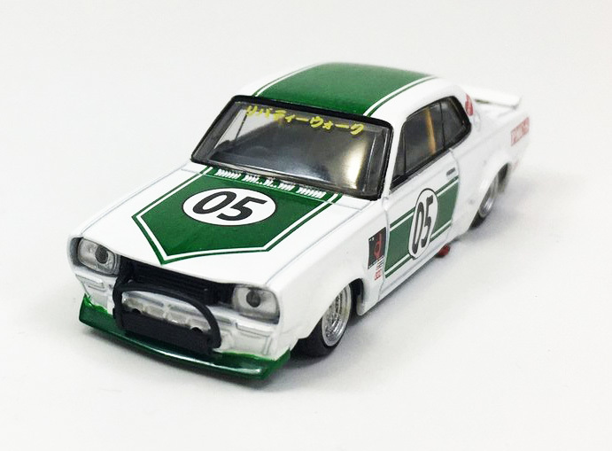 グラチャンコレクション12 LBワークス ハコスカ2Dr SP グリーン色 日産