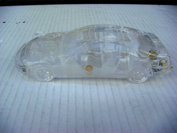 美品 クリスタル フェアリディZ 置物 超レア SASAKI CRYSTAL 札幌発!SASAKI CRYSTAL フェアレディZ Z32 置物 中古(クリスタルガラス
