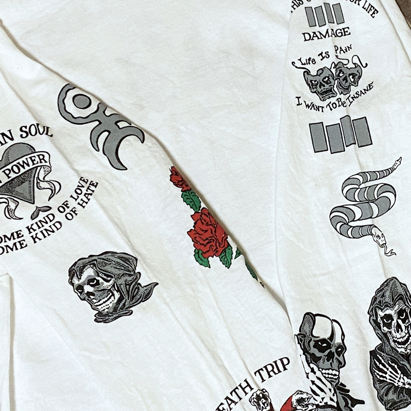 BLACK 90s FLAG Tシャツ Vintage Black - Flag ビンテージ USA製 T