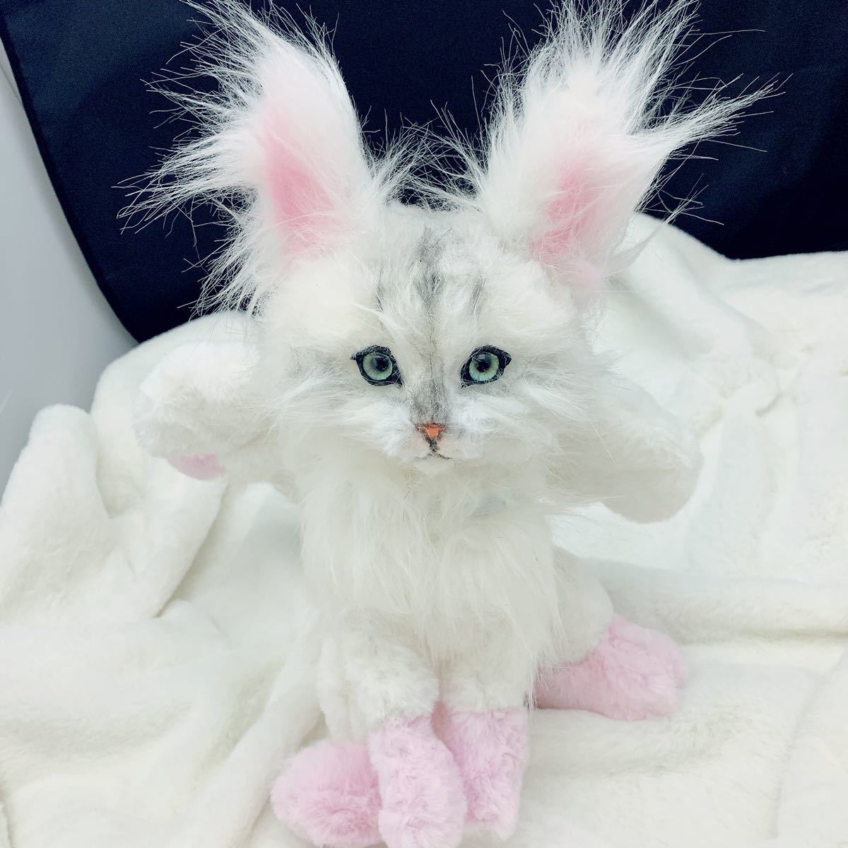 チンチラゴールデン♡子猫のプリンちゃん♡アートドール♡ぬいぐるみ