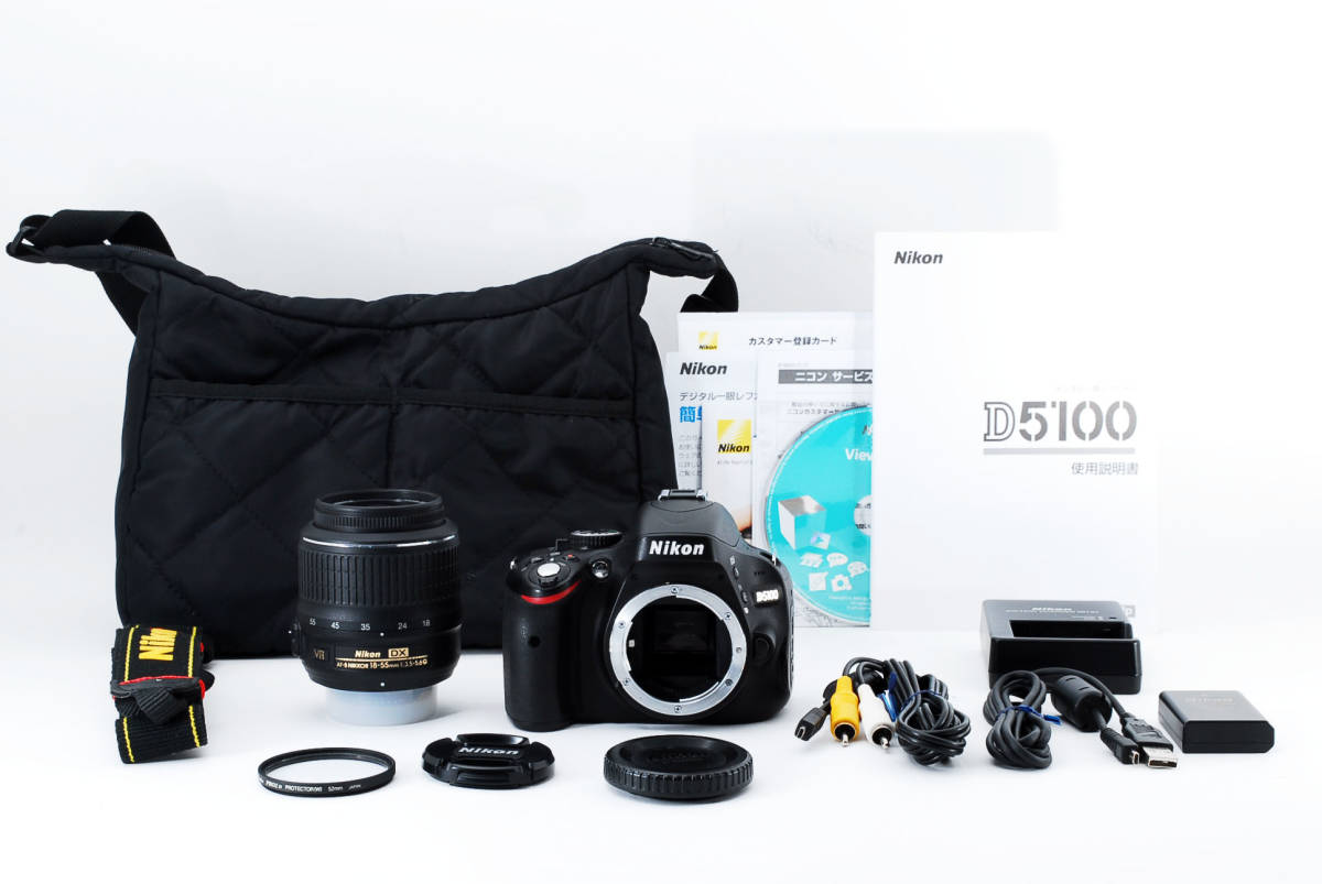極上美品】ニコン Nikon D5100 18-55mm VR G レンズキット 《ショット