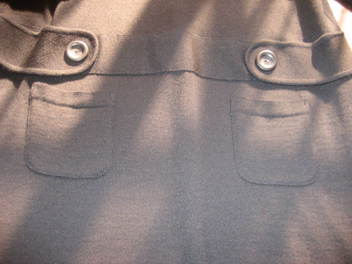 ♪美品 Leilian＊レリアン★薄手ニット＊ワンピース　ハイネック★黒　大きいサイズ13+　LL　 leilian - 極美品♪ネミカ ロングニットワンピース クルーネック
