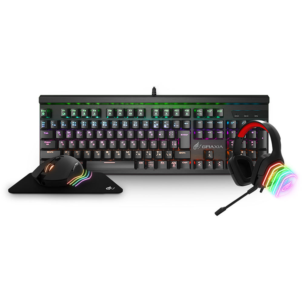【品質保証，新品】 恵安 KEIAN GRAXIA GX-4IKMHP パソコン ゲーミング マウス Mouse キーボード Keyboard ヘッドセット Headset マウスパッド 4点セット(その他)｜売買されたオークション情報、yahooの商品情報をアーカイブ公 その他