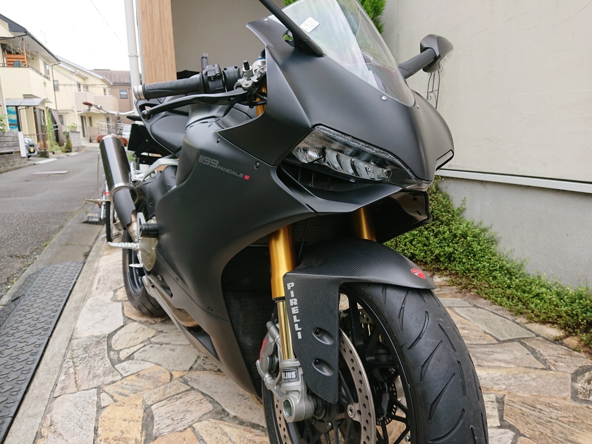最終出品 DUCATI 1199S Panigale パニガーレ ダークステルス 車検令和4