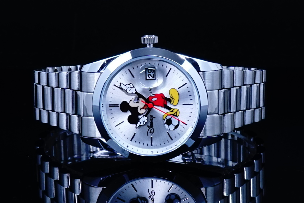 1円×2本aiko愛用Disney限定/MICKEYミッキーマウス別注コラボ時計 