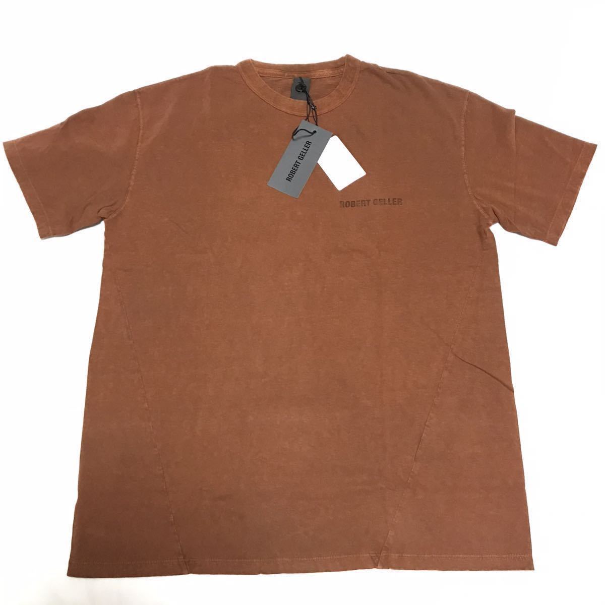ロバートゲラー 切替Tシャツ カットソー 48 ブラウン ROBERT GELLER 