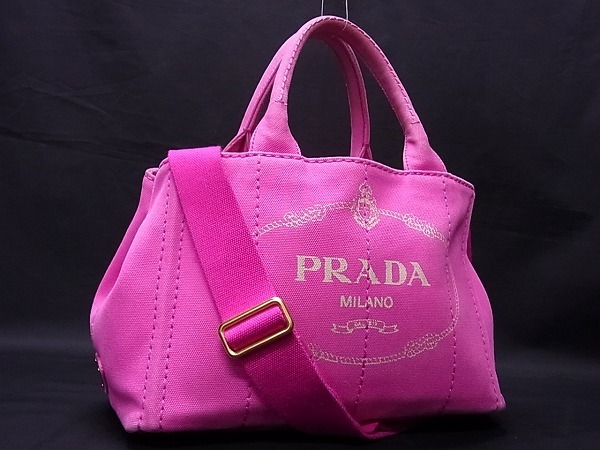 ◇Y2045 PRADA プラダ ナイロン キルティング チェーン ショルダー バッグ