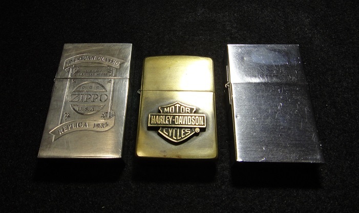 ★ ZIPPO ★ REPLICA 1932 & 1933 ★ HARLEY-DAVIDSON ( X ) ★ まとめて 3個 【中古品】