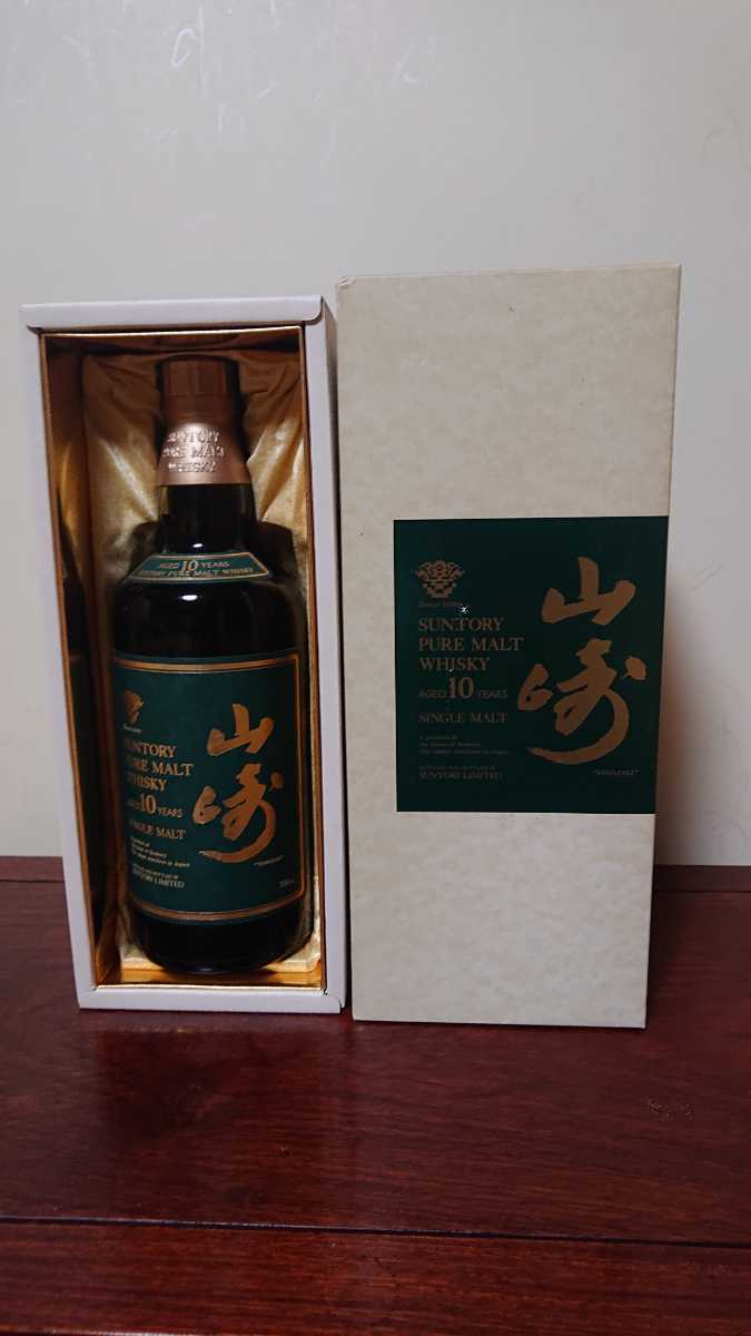 得価，人気 サントリー 山崎10年 ピュアモルトウイスキー 緑ラベル(日本)｜売買されたオークション情報、yahooの商品情報をアーカイブ公開 - オークファン 日本