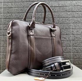 激安大特価，大得価 アウトレット出品 デザイナーズ 2way F27ビジネスバッグ茶色＋上質レザー肉厚ベルト本革 シワ加工 高級牛皮 メンズ 条件付(ブリーフケース、書類かばん)｜売買されたオークション情報、yahoo ブリーフケース、書類かばん