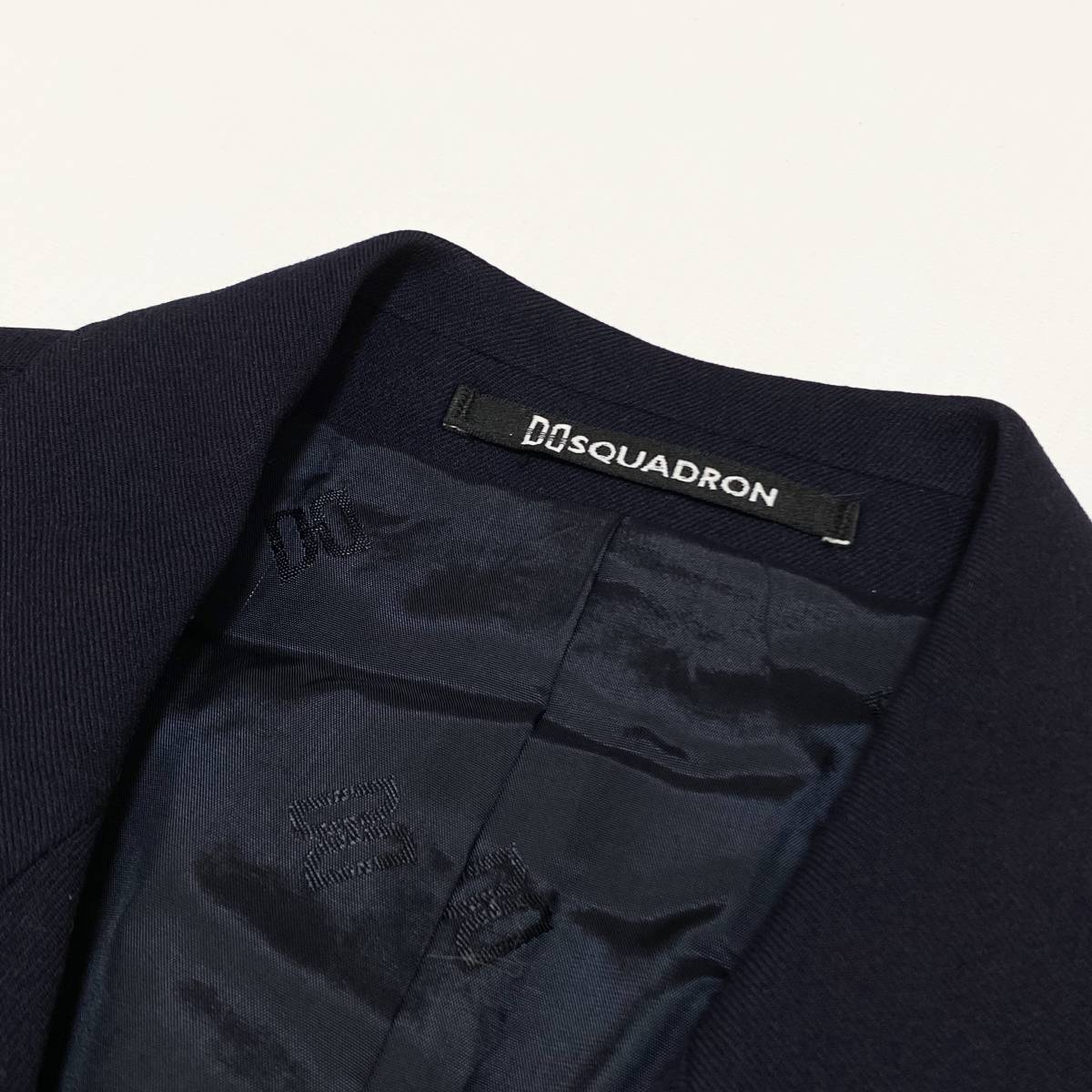 極上 DAKS LONDON ダックス ロンドン ダブル ブレザー 紺ブレ 35S 