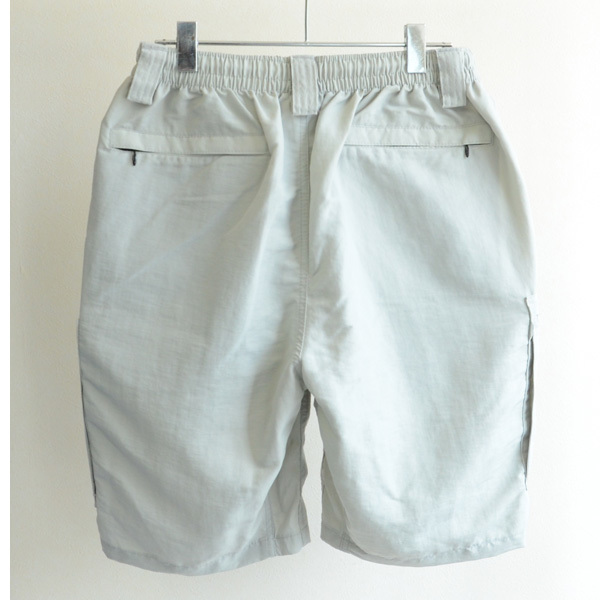 未使用 USA製 MOCEAN ナイロン ショーツ ショートパンツ グレー S Long 
