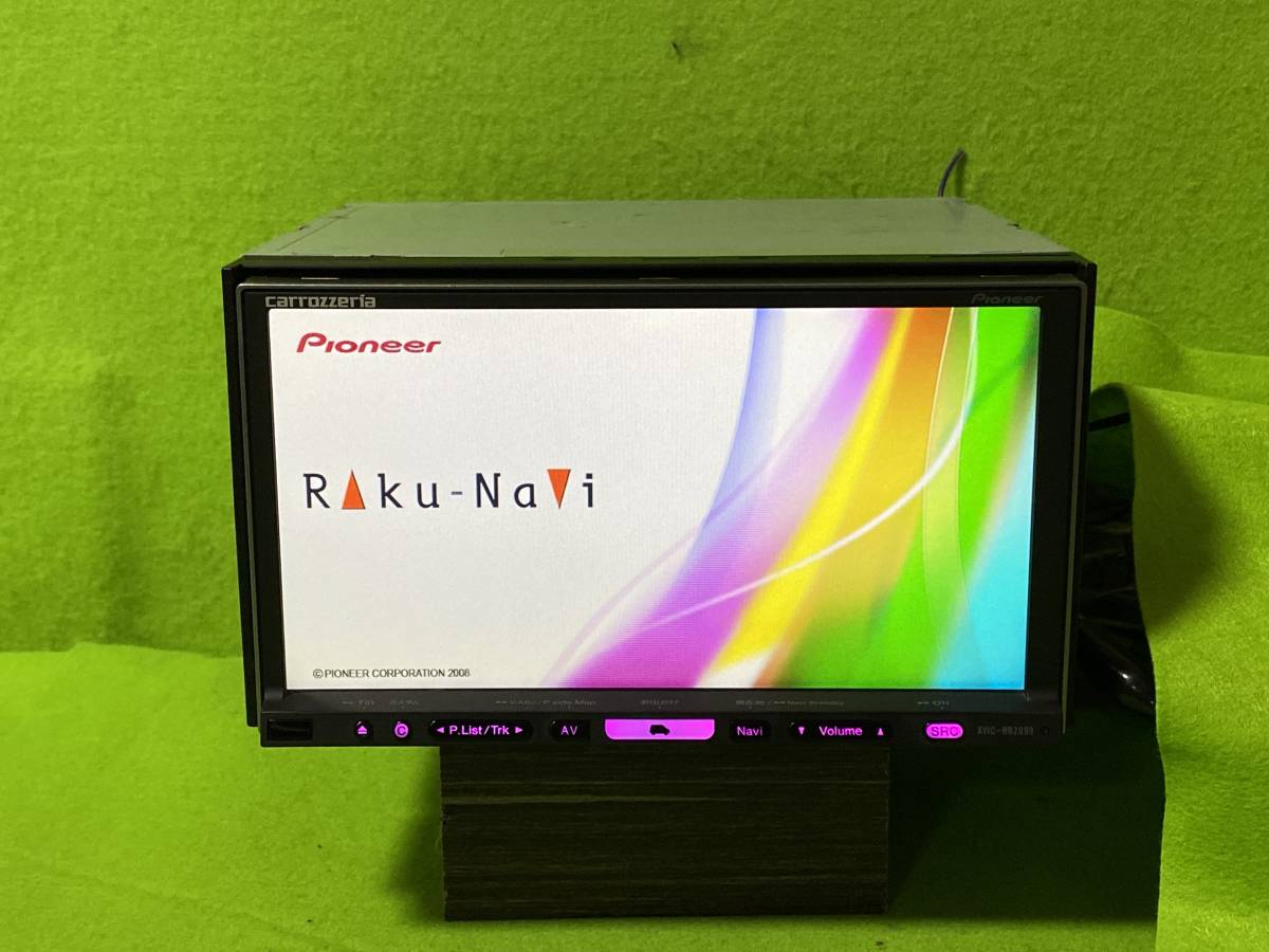 美品 カロッツェリア 楽ナビ AVIC-HRZ099 CD-REC/DVD/HDD B-CASカード