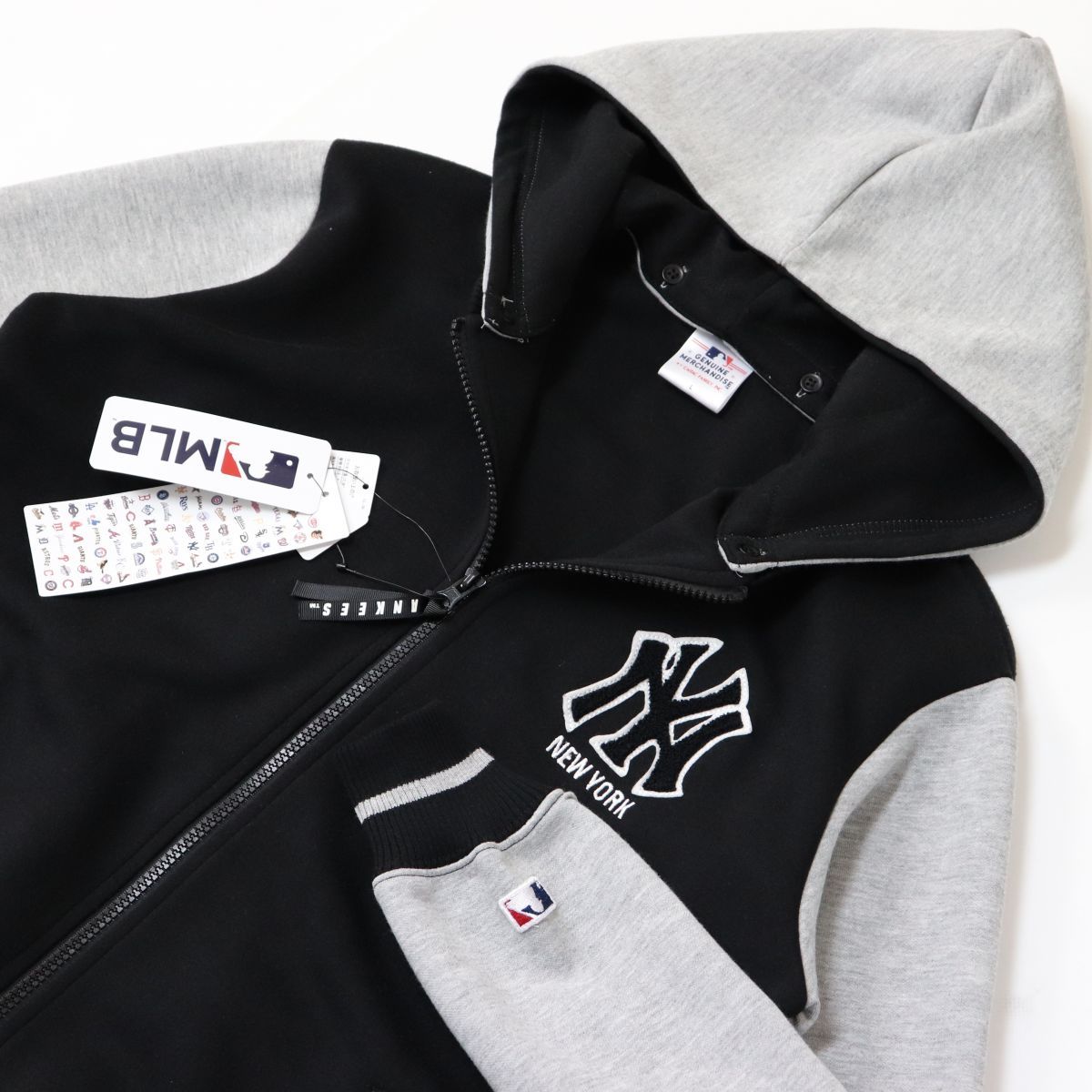 ニューヨーク ヤンキース Yankees 公式ライセンス品 メジャーリーグ ベースボール スウェット パーカー 黒 C60mr N9 L 一 二 弐 Qwer Lサイズ 売買されたオークション情報 Yahooの商品情報をアーカイブ公開 オークファン Aucfan Com