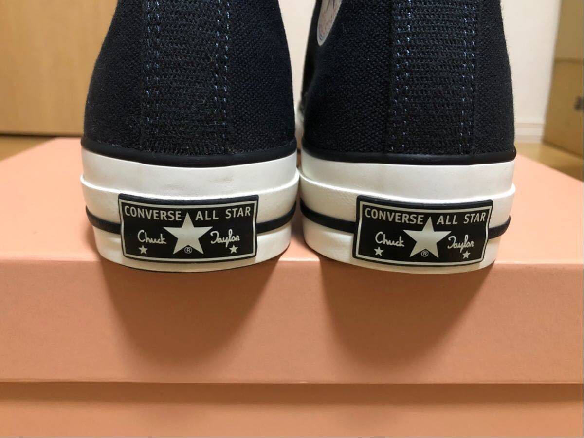 26.5cm US8.0 新品 コンバース Addict CHUCK TAYLOR HI smoky black 