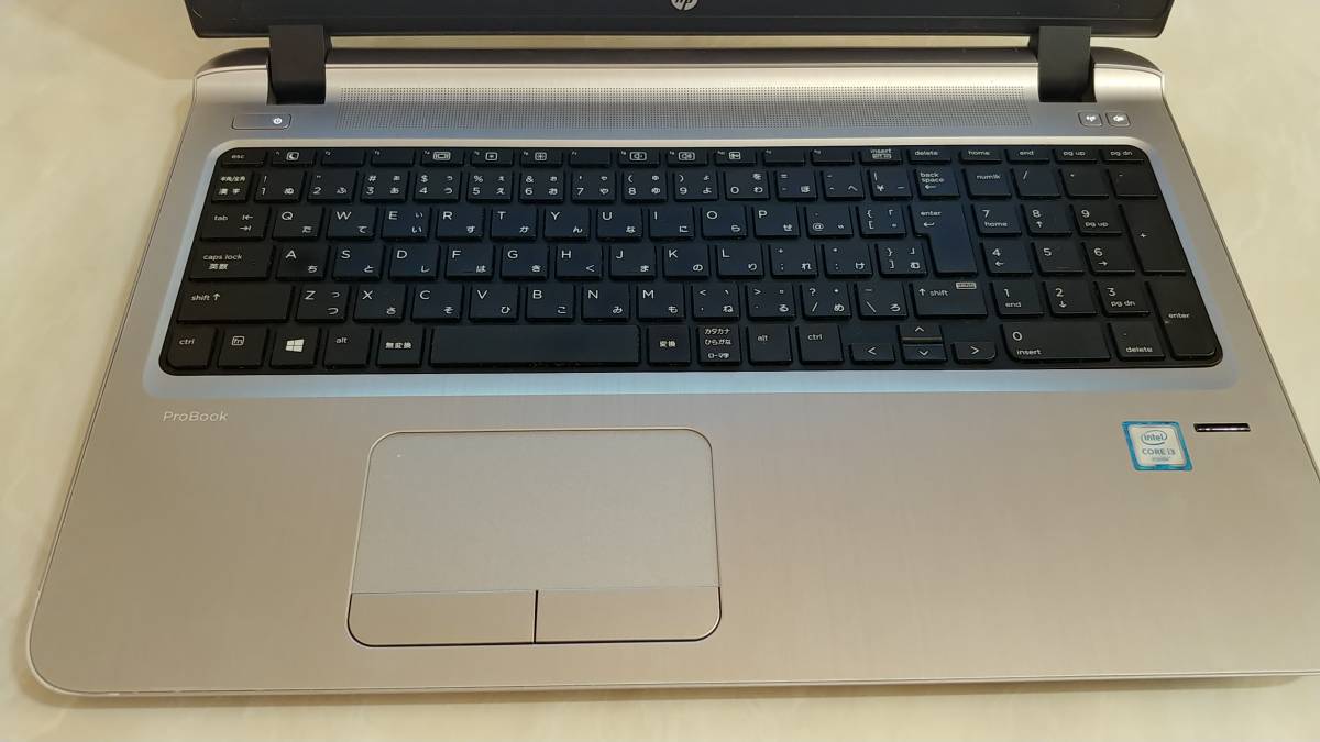 i3 6100U メモリー2GB HP ProBook 450 G3 中古品(本体綺麗です) BIOS