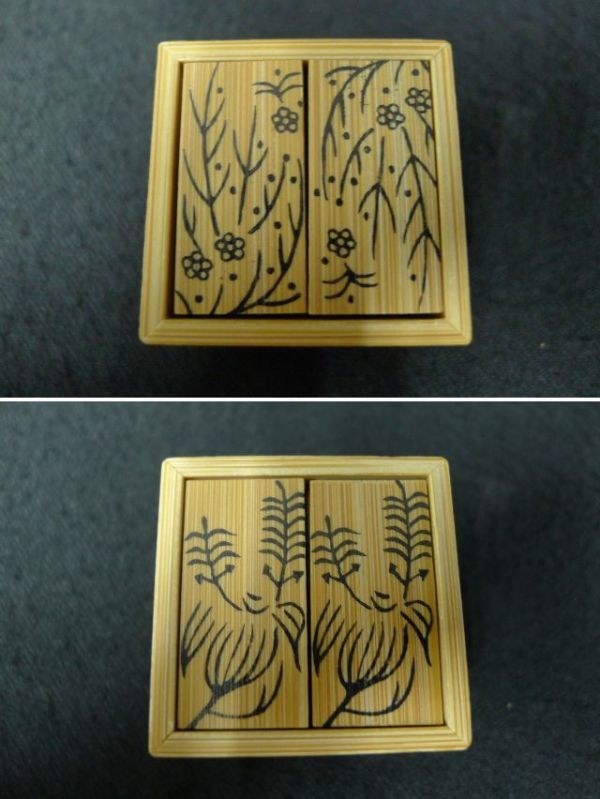 十種香札 七事式用品 上 白竹 竹憲作 - 茶器⁄茶道具 茶道具