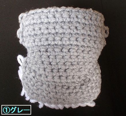 アクリルたわし◆テリア シュナウザー①グレー◆ハンドメイド 犬_3