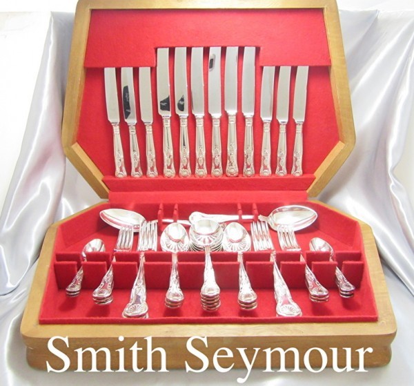 【Smith Seymour】 キングスパターンのディナーセット 6名用26本組 Smith キングスパターンのディナーセット 6名用26本組 Seymour