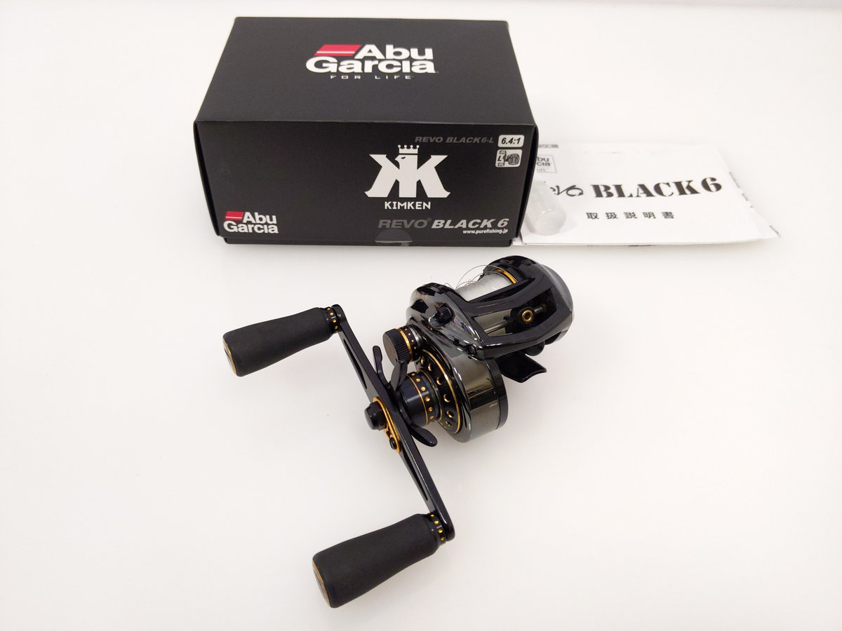 レボ アブガルシア Revo ABU BLACK6（レボ ディーズ 0 左巻 ブラック