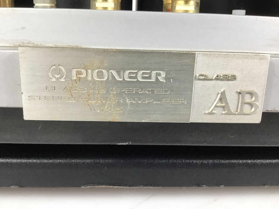 Pioneer M-25 - Stereo Power Amplifier | audio Restored in