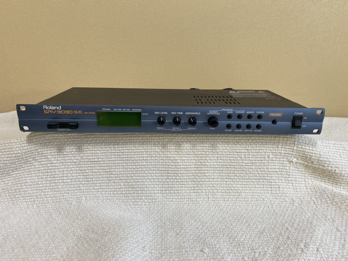 Roland SRV-3030 デジタルリバーブ (中古品・ジャンク扱い)