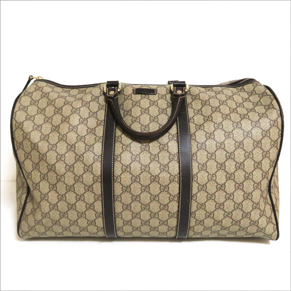 ☆1円スタート☆程度良好☆GUCCI グッチ GG スプリーム PVC×レザー