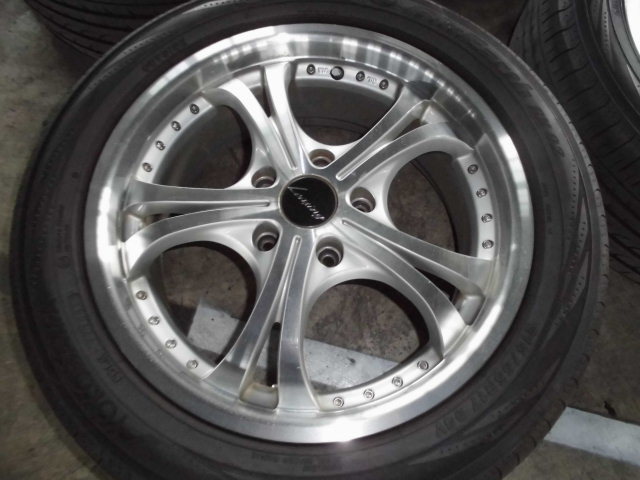 55r17 0 ホイールセットの通販 | 215／55R17（ホイール穴数5