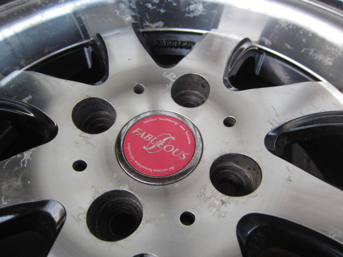 ☆FABULOUS BARONE MC-8 16インチ 5.5JJ +45 ハブ径67mm PCD100 x 4H 