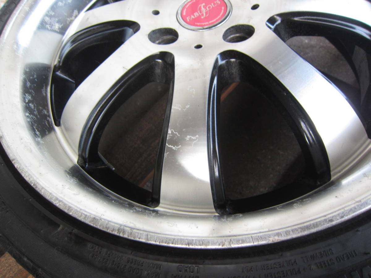 ☆FABULOUS BARONE MC-8 16インチ 5.5JJ +45 ハブ径67mm PCD100 x 4H 