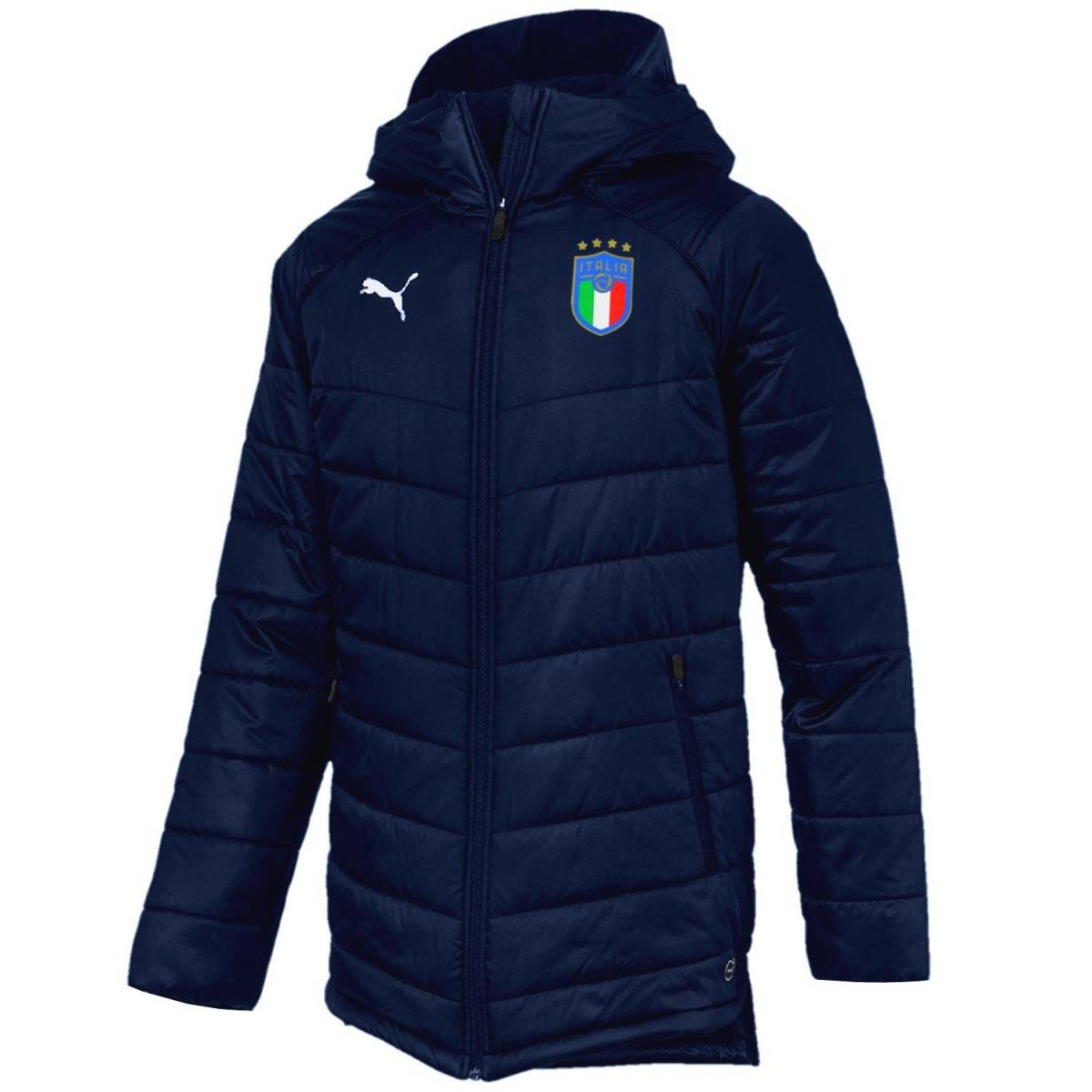 高品質，豊富な 正規 PUMA/プーマ イタリア代表/アズーリ 18/19 ベンチコート/ウィンターダウンJKT sizeL(イタリア)｜売買されたオークション情報、yahooの商品情報をアーカイブ公開 - オークファン ユニフォーム