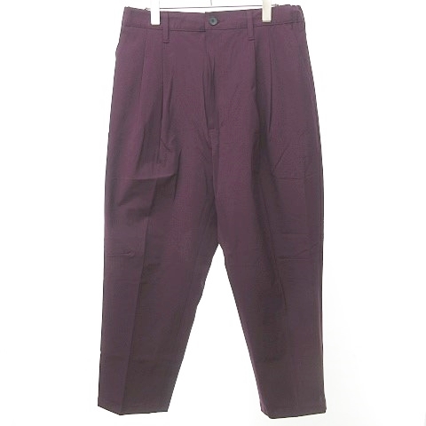 【お得，低価】 品 ジョンブル JOHNBULL 21377 20SS フロントツータックパンツ イージーパンツ ワイドパンツ 紫 パープル L 1009 BBB(ボトムス)｜売買されたオークション情報、yahooの商品情報をアーカイブ公開 - オ 男性用