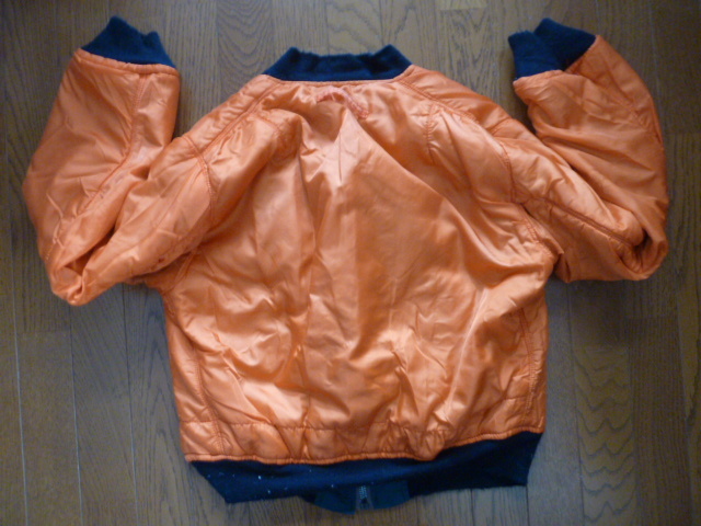 (L) jacket USED 90s SINFUL ma-1 flight 90年代 グリーンブライヤー 北の大地を行ったり来たり | 結構古めのMA-1をヤフオク！で落札…多分90年代 GREENBRIER MADE Levi's Ragdoll