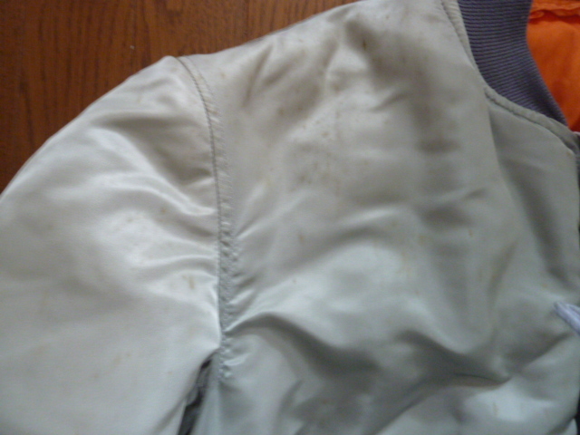 (L) jacket USED 90s SINFUL ma-1 flight 90年代 グリーンブライヤー 北の大地を行ったり来たり | 結構古めのMA-1をヤフオク！で落札…多分90年代 GREENBRIER MADE Levi's Ragdoll